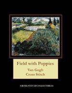 Field with Poppies: Van Gogh Cross Stitch Pattern 