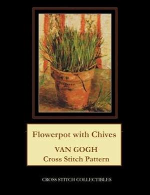 Flowerpot with Chives: Van Gogh Cross Stitch Pattern