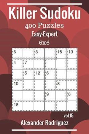 fa killer sudoku puzzles 400 easy to expert 6x6 vol 15