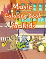 Music Coloring Book for Kids