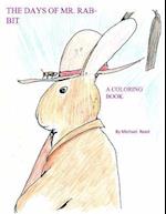 The Days of Mr. Rabbit: A Coloring Book 