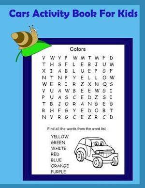 Cars Activity Book for Kids