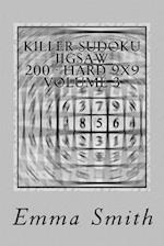 Killer Sudoku Jigsaw 200 - Hard 9x9 Volume 3