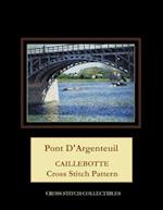 Pont D'Argenteuil: Caillebotte Cross Stitch Pattern 