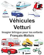 Français-Maltais Véhicules/Vetturi Imagier Bilingue Pour Les Enfants