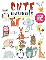 Cute Animals Coloring Book for Kids