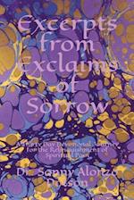 Excerpts from Exclaims of Sorrow: A Thirty Day Devotional Journey for the Relinquishment of Spiritual Pain 
