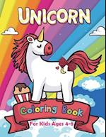 Unicorn Coloring Book for Kids Ages 4-8