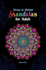 Draw and Colour Mandalas for Adult