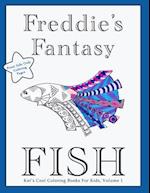 Freddie's Fantasy Fish Coloring Book