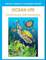 Ocean Life Color By Number Adult Coloring Book