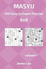 Masyu Puzzles - 200 Easy to Expert 9x9 Vol. 1