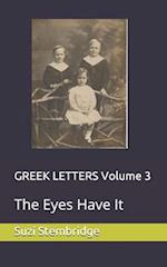 Greek Letters Volume 3