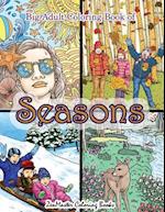 Big Adult Coloring Book of Seasons