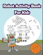 Robot Activity Book for Kids