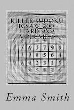 Killer Sudoku Jigsaw 200 - Hard 9x9 Volume 4