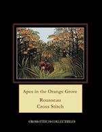 Apes in the Orange Grove: Rousseau Cross Stitch Pattern 