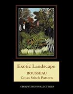 Exotic Landscape: Rousseau Cross Stitch Pattern 