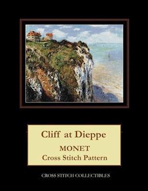 Cliff at Dieppe: Monet Cross Stitch Pattern