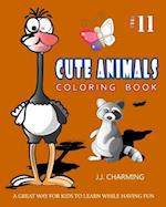 Cute Animals Coloring Book Vol.11