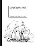 Old Sailing Brig Composition Book