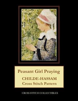 Peasant Girl Praying: Childe-Hassam Cross Stitch Pattern