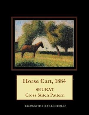 Horse Cart, 1884: Seurat Cross Stitch Pattern