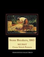 Stone Breakers, 1883: Seurat Cross Stitch Pattern 