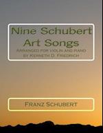 Nine Schubert Art Songs