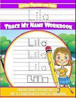 Lila Letter Tracing for Kids Trace My Name Workbook