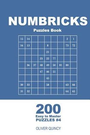 Numbricks Puzzles Book - 200 Easy to Master Puzzles 9x9 (Volume 4)