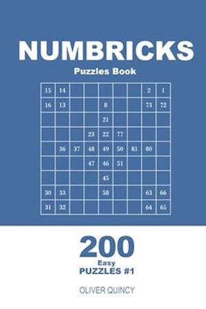 Numbricks Puzzles Book - 200 Easy Puzzles 9x9 (Volume 1)