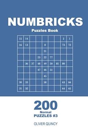 Numbricks Puzzles Book - 200 Normal Puzzles 9x9 (Volume 3)