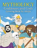 Mythology Goddesses and Gods Coloring Book for Adults