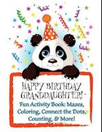 HAPPY BIRTHDAY GRANDDAUGHTER! (Personalized Birthday Book)