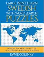 Large Print Learn Swedish with Word Search Puzzles