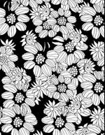 Black & White Flower Sketch