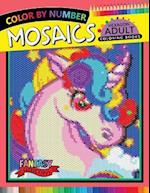 Fantasy Unicorn Mosaics Hexagon Coloring Books