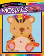Animals Mosaics Pixel Coloring Books