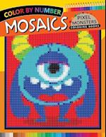 Pixel Monsters Mosaics Coloring Books