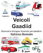 Italiano-Somalo Veicoli/Gaadiid Dizionario Bilingue Illustrato Per Bambini