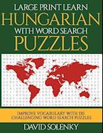 Large Print Learn Hungarian with Word Search Puzzles