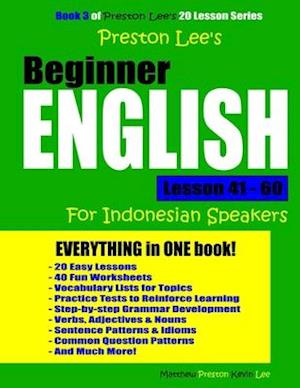 Preston Lee's Beginner English Lesson 41 - 60 For Indonesian Speakers