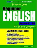 Preston Lee's Beginner English Lesson 41 - 60 for Polish Speakers