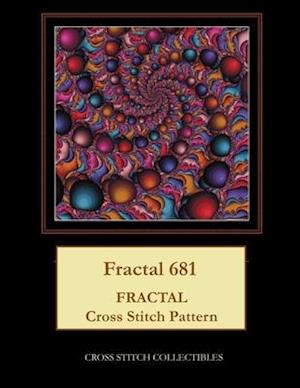 Fractal 681: Fractal Cross Stitch Pattern