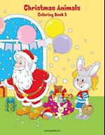 Christmas Animals Coloring Book 5