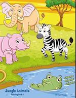 Jungle Animals Coloring Book 2