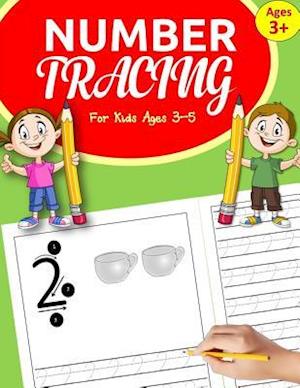 Number Tracing Books for Kids ages 3-5