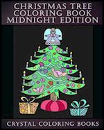 Christmas Tree Coloring Book Midnight Edition