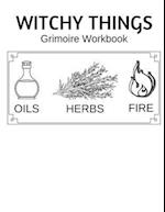 Witchy Things Grimoire Workbook